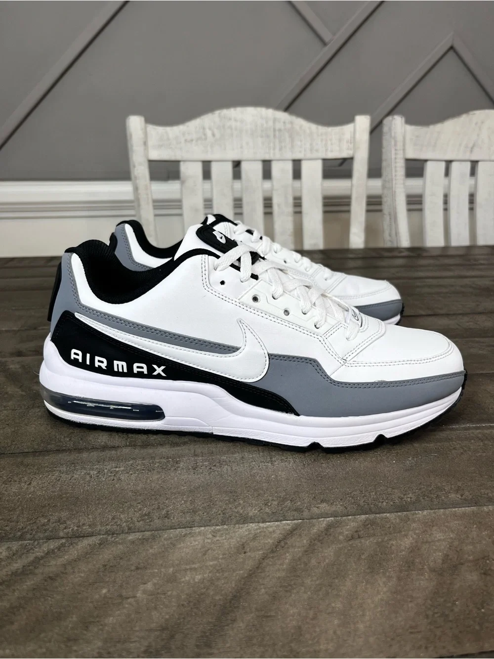 Nike Air Max LTD 3 Men Sneaker Shoe White Black Cool Grey Size 11.5